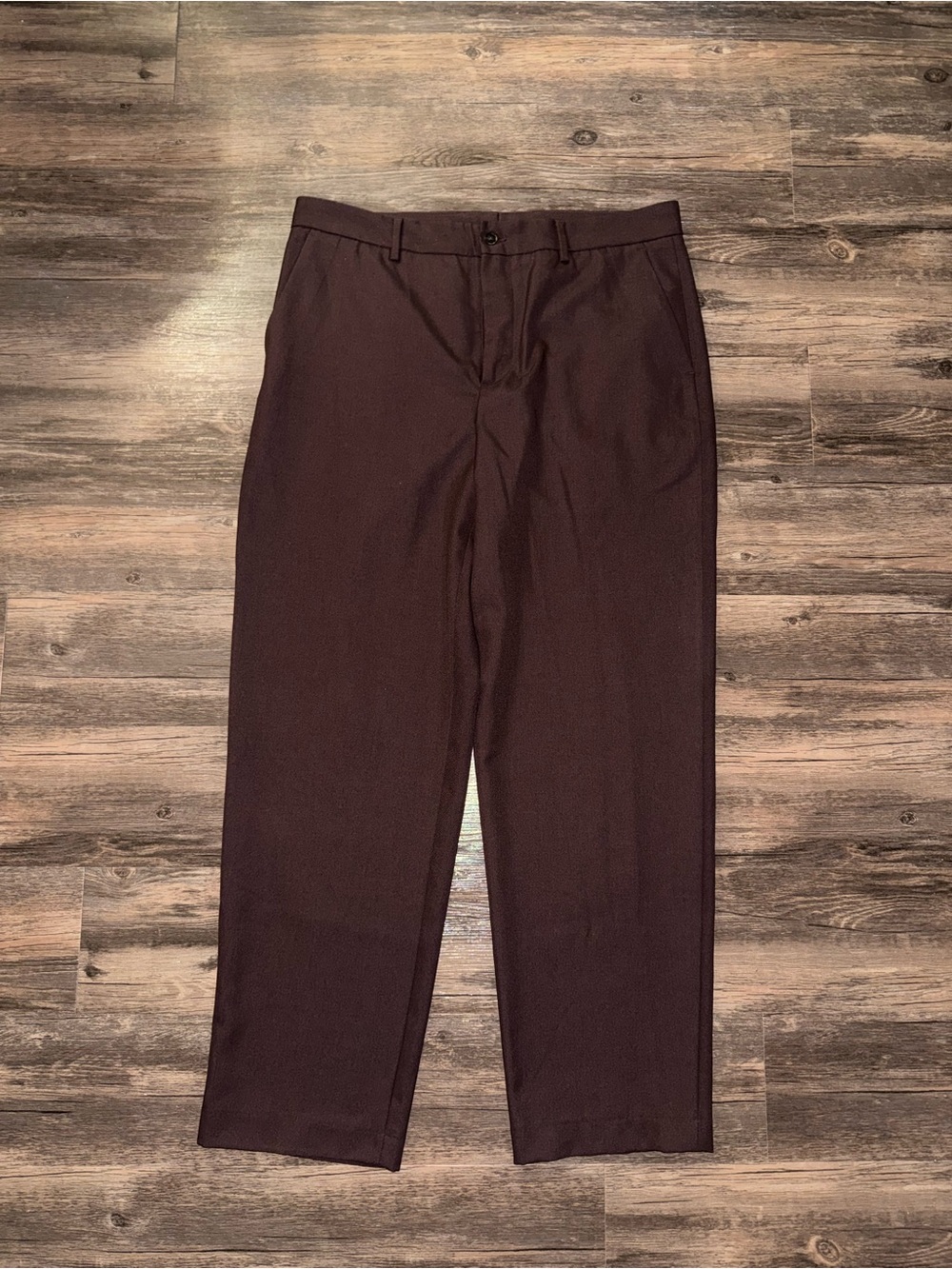 Zara brown loose fit dress pants